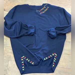 Christmas sweatshirt size large